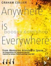 Anywhere Is Everywhere - 4 saxophones (AATBar) (score & parts)