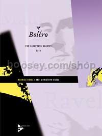 Boléro - 4 saxophones (SATBar) (score & parts)