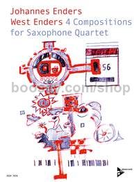 West Enders - 4 saxophones (AATBar) (score & parts)