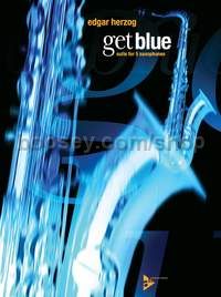 Get Blue - 5 saxophones (AATTBar) (score & parts)