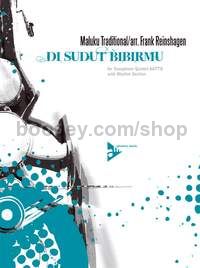 Di Sudut Bibirmu - 5 saxophones (AATTBar) with rhythm section (score & parts)