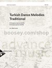Turkish Dance Melodies for 5 saxophones (score & parts)
