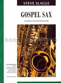 Gospel Sax - 4 saxophones (SATBar/AATBar) (score & parts)