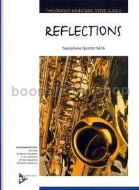 Reflections - 4 saxophones (SATBar) (score & parts)