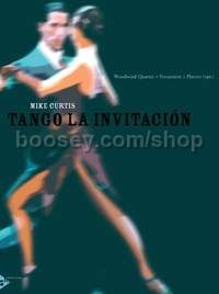Tango La Invitación - flute, oboe, clarinet, bassoon & percussion/2 player (ad lib) (score & parts)