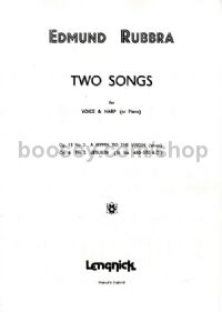 2 Songs Op. 13/2 & Op. 4/2 (Voice & Harp/Piano)