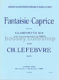 Fantaisie Caprice Op. 118 - for clarinet in Bb and piano
