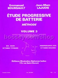 Etude Progressive De Batterie - 2 Volume 3