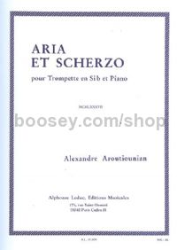 Aria et Scherzo for trumpet & piano