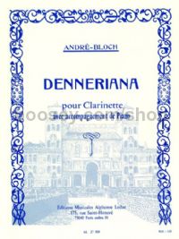 Denneriana (Clarinet & Piano)