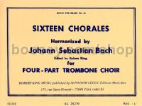 16 Chorals (4 Trombones)