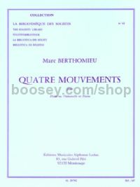 Four Mouvements (Flute, Cello And Piano)