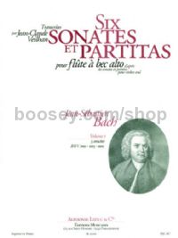 Violin Sonatas & Partitas arr. for Treble Recorder Solo - Volume 1
