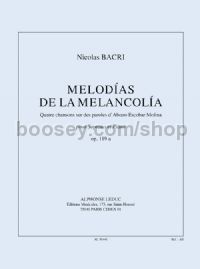 Melod as De La Melancol a for Soprano & Piano