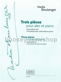 Three Pieces for Viola & Piano