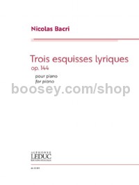 Trois Esquisses Lyriques Op.144 (Piano)