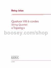 Quatuor VIII "Topeng" for string quartet