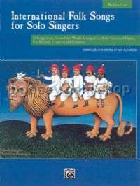 International Folk Songs for Solo Singers (Medium/Low) (Book & CD)