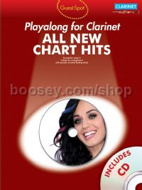 Guest Spot All New Chart Hits for Clarinet (Book & CD)