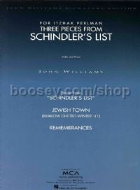 Schindler's List (3 Pieces for Violin & Piano)