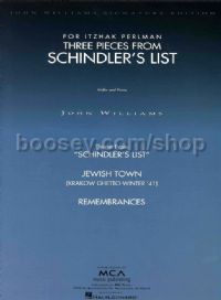 Schindler's List (3 Pieces for Violin & Piano)