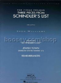 Schindler's List (3 Pieces for Violin & Piano)