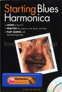 Starting Blues Harmonica (Bk & CD)