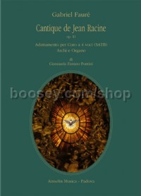Cantique de Jean Racine, op. II (SATB Choir)