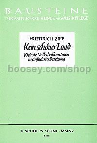 Kein schöner Land - children's choir (SMez) with recorders, violins & percussion