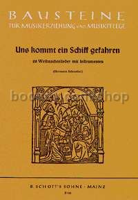 Uns kommt ein Schiff gefahren - children's choir (Mez) with recorders or recorder, violin & cello