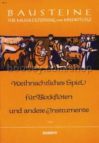 Weihnachtliches Spiel - 2 recorders (SA), violin, guitar & Orff-instruments