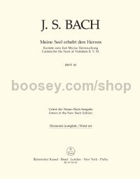Cantata No. 10: Meine Seel erhebt den Herren, BWV 10 (wind set)