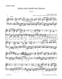 Cantata No. 10: Meine Seel erhebt den Herren, BWV 10 - organ part