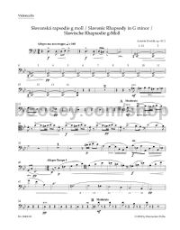 Slavonic Rhapsody In G Minor Op.45/2 (Cello Part)