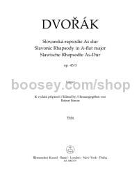 Slavonic Rhapsody in A flat major op. 45/3 (Viola Part)