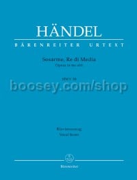 Handel Sosarme Re Di Media Hwv30 (Vocal Score)