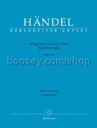 Song for St Cecilia´s Day (HWV 76) Vocal Score