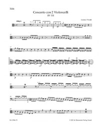Concerto for two Violoncellos, Strings and Basso continuo in G minor RV 531 (Viola)
