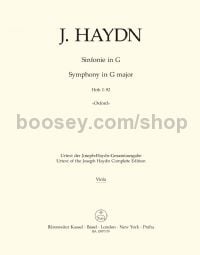 Symphony No. 92 in G major, Hob. I:92, 'Oxford' - viola part