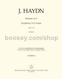 Symphony No. 92 in G major, Hob. I:92, 'Oxford' - double bass part
