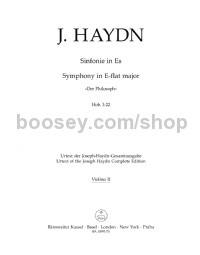 Symphony No.22 in E-flat major (The Philosopher) (Hob.I:22) (Violin II)