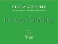 Choralvorspiele Vol.1 manual Organ