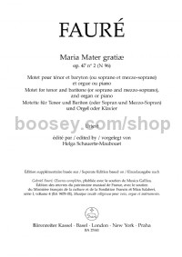 Maria Mater gratiæ Op.47/2 N 96 (Choral Score)