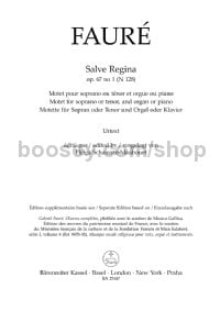 Salve Regina Op. 67/1 N 128 (Singing Score)