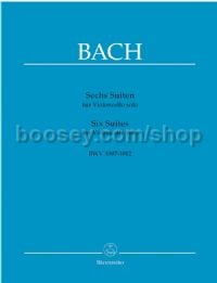 Six Suites for Violoncello solo, BWV 1007-1012