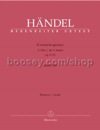 Concerto Grosso in A Major, HWV 329 Op.6/11
