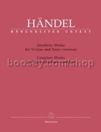 Complete Works for Violin & Basso Continuo