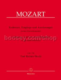 Cadenzas, Entrances & Embellishments for Mozart's Piano Concertos