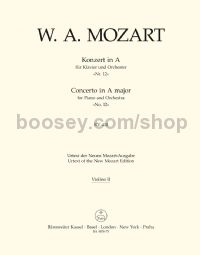 Concerto for Piano and Orchestra no. 12 A major K. 414 (Violin 2 Part)
