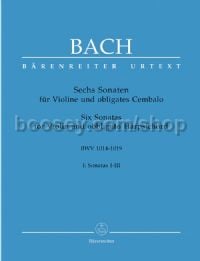 Six Sonatas for Violin, Vol. 1 (BWV 1014-1016)